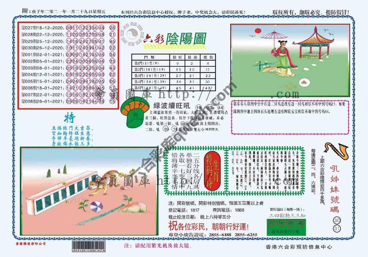 六彩阴阳图