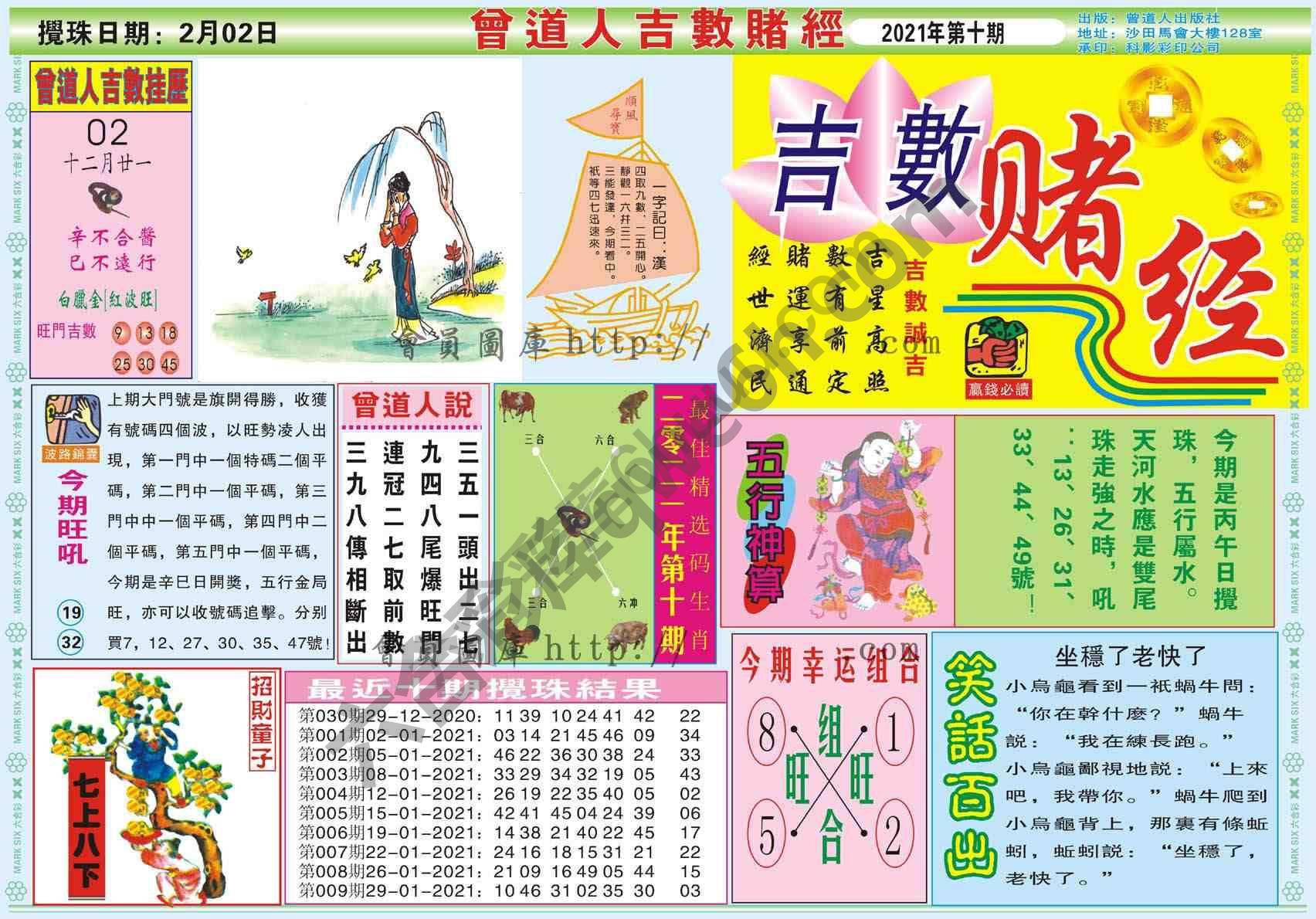 曾道人吉数赌经