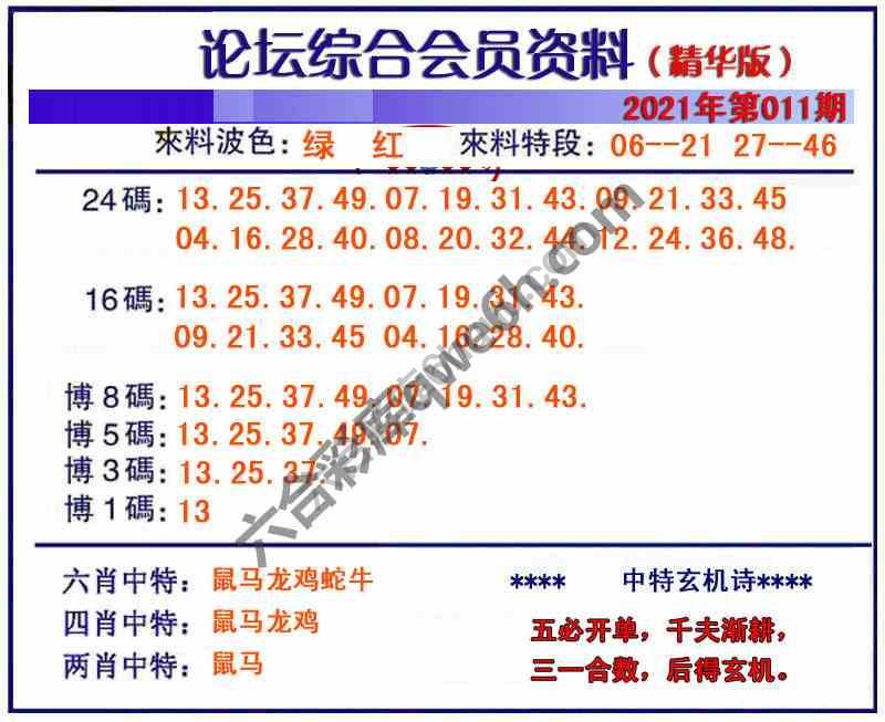 综合会员资料