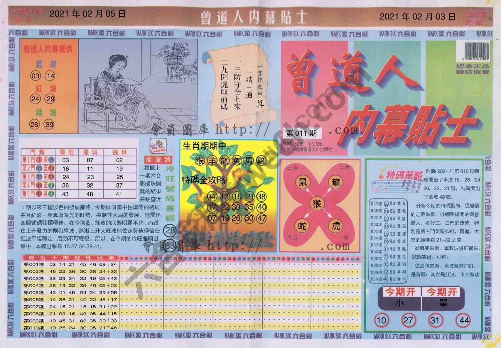曾道人内幕贴士
