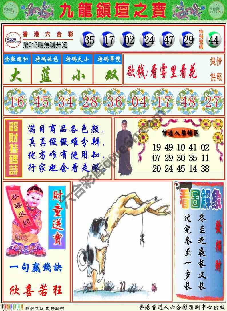 九龙挂牌解特码