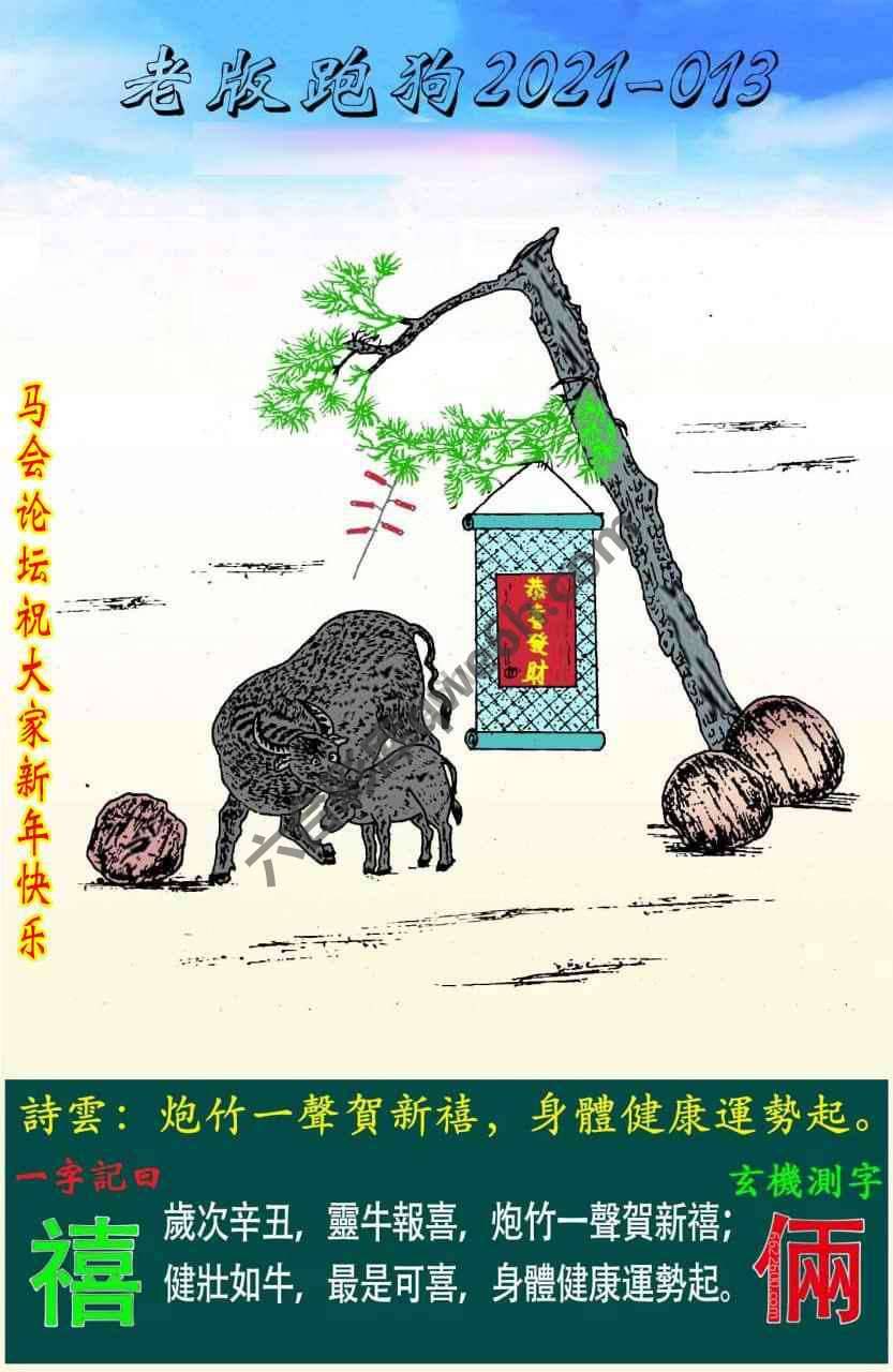 老版跑狗图
