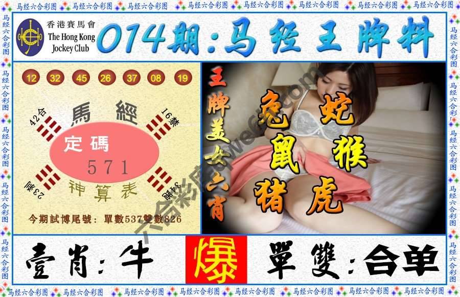 马经王牌料