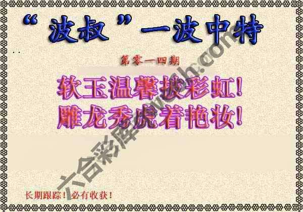 波叔一波中特