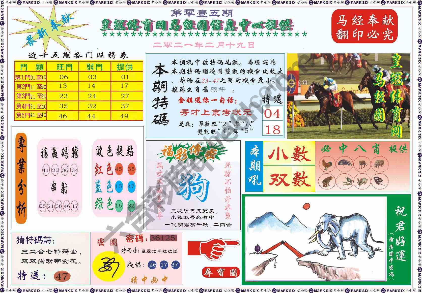 马经图记录