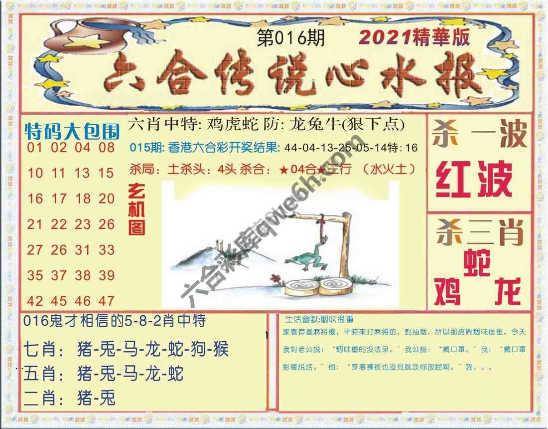 六合传说心水报