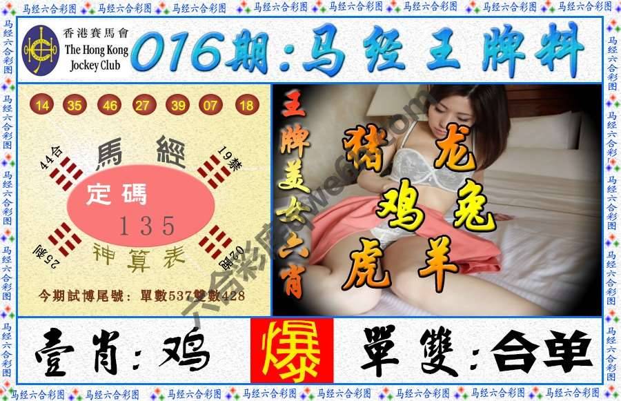 马经王牌料