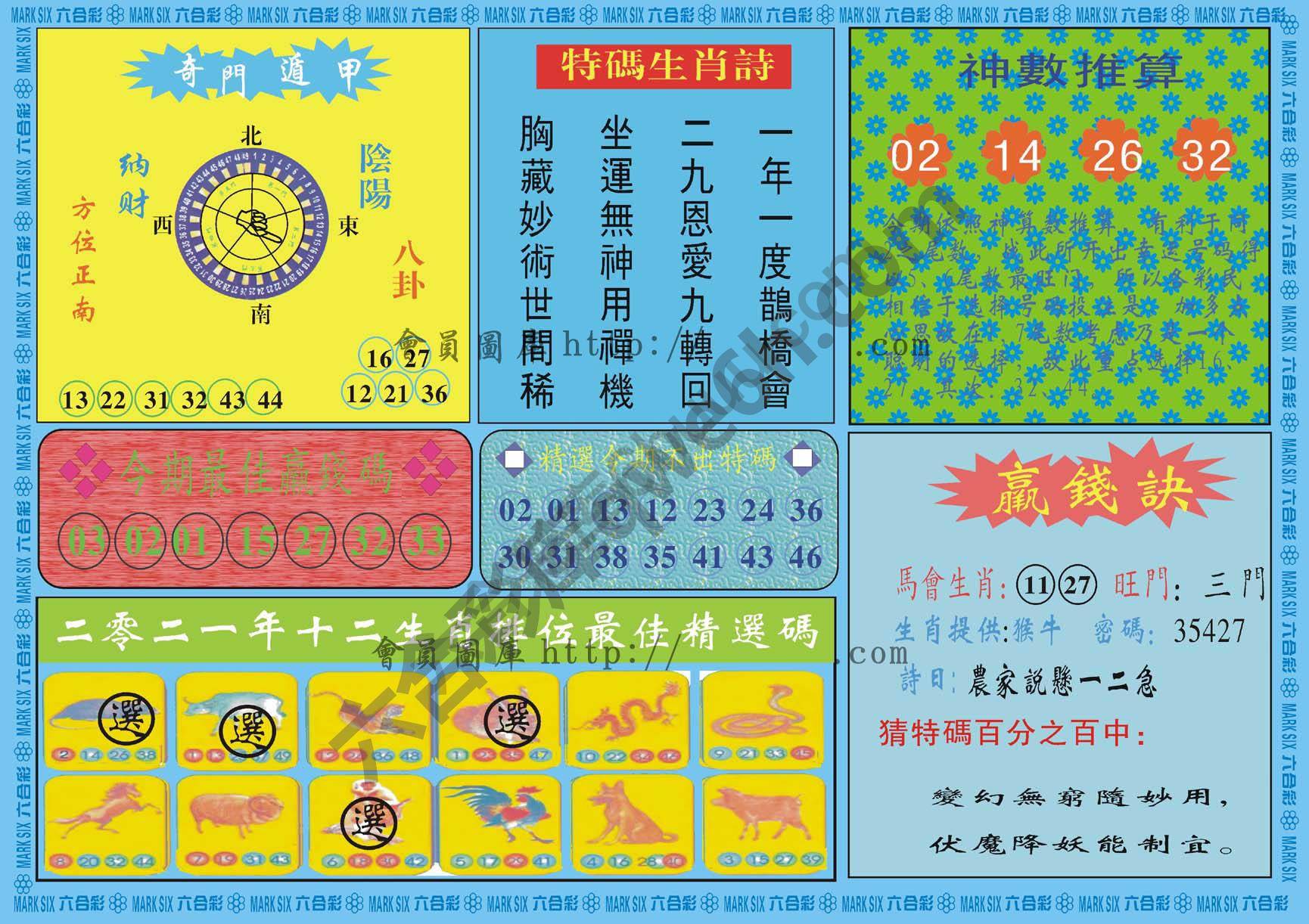 黄大仙灵码