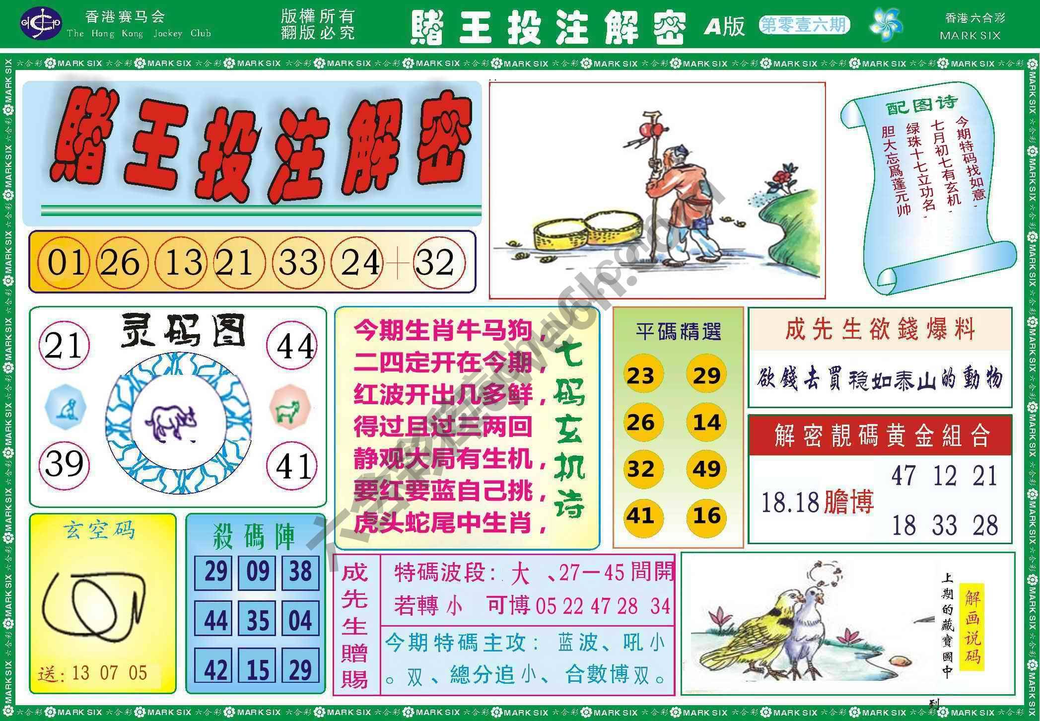 赌王投注解密