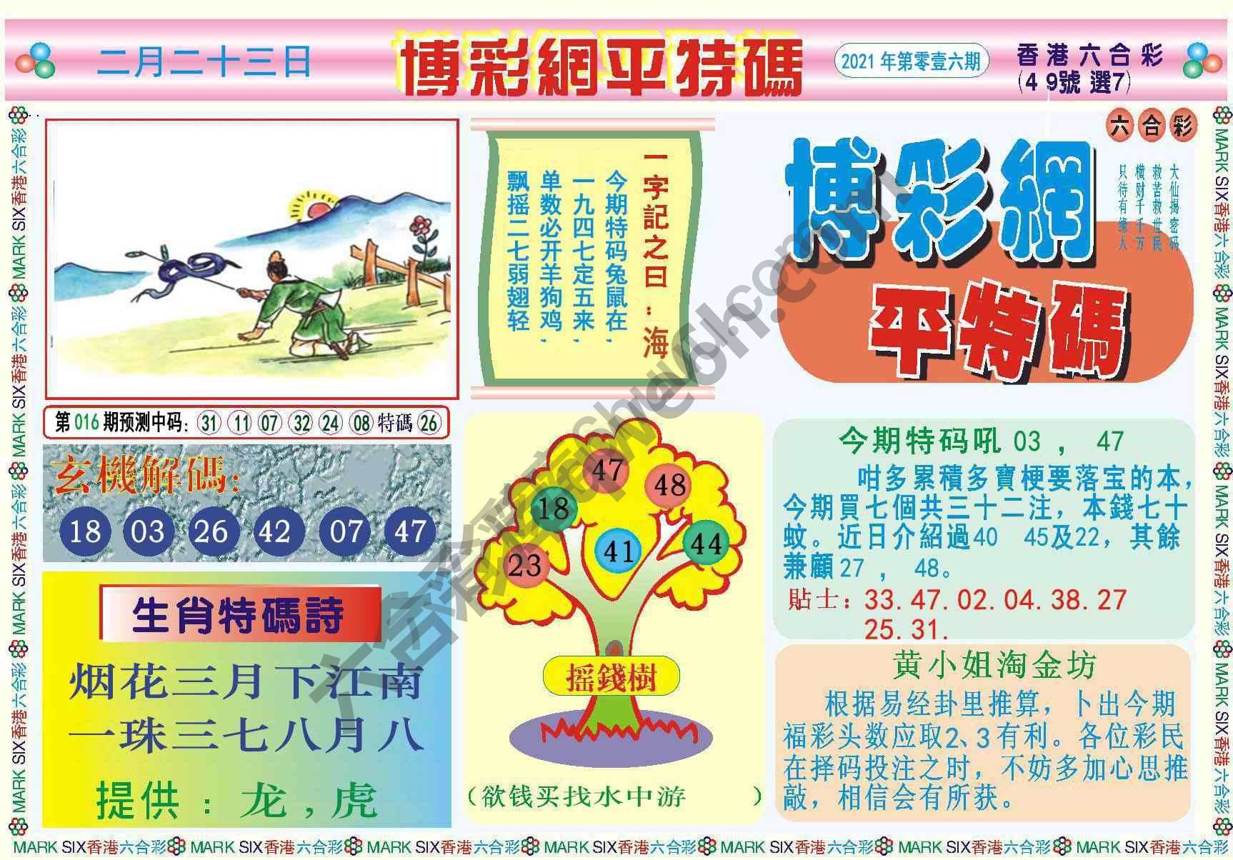 博彩网平特码