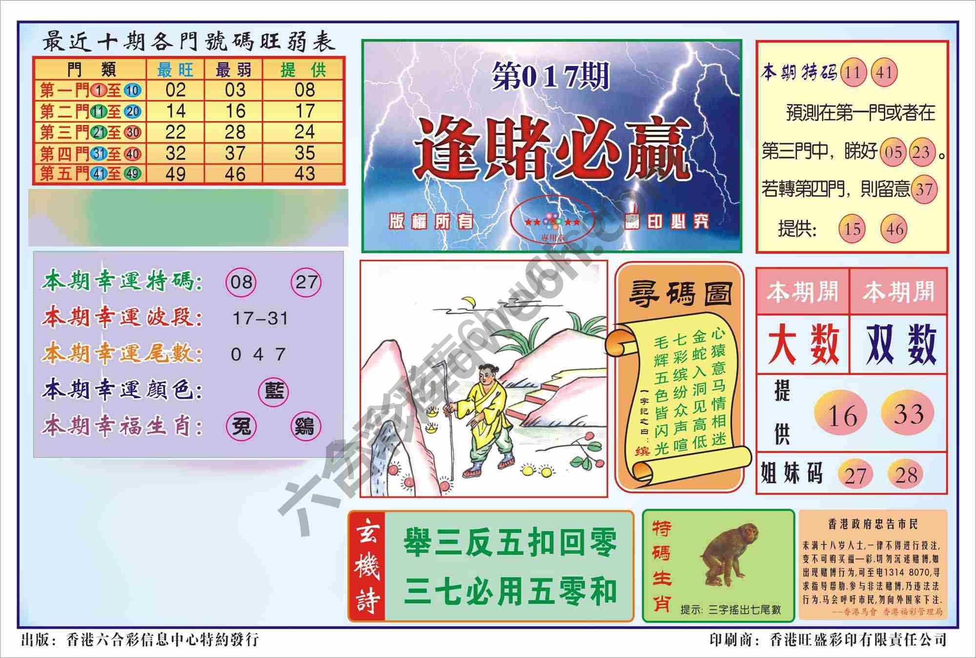 香港逢赌必羸