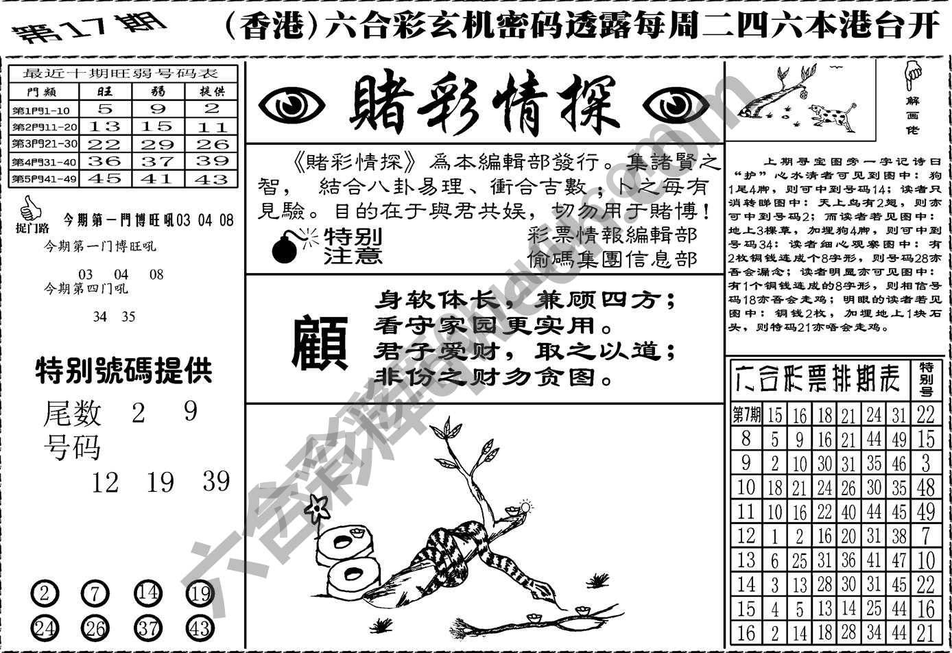 赌彩情探