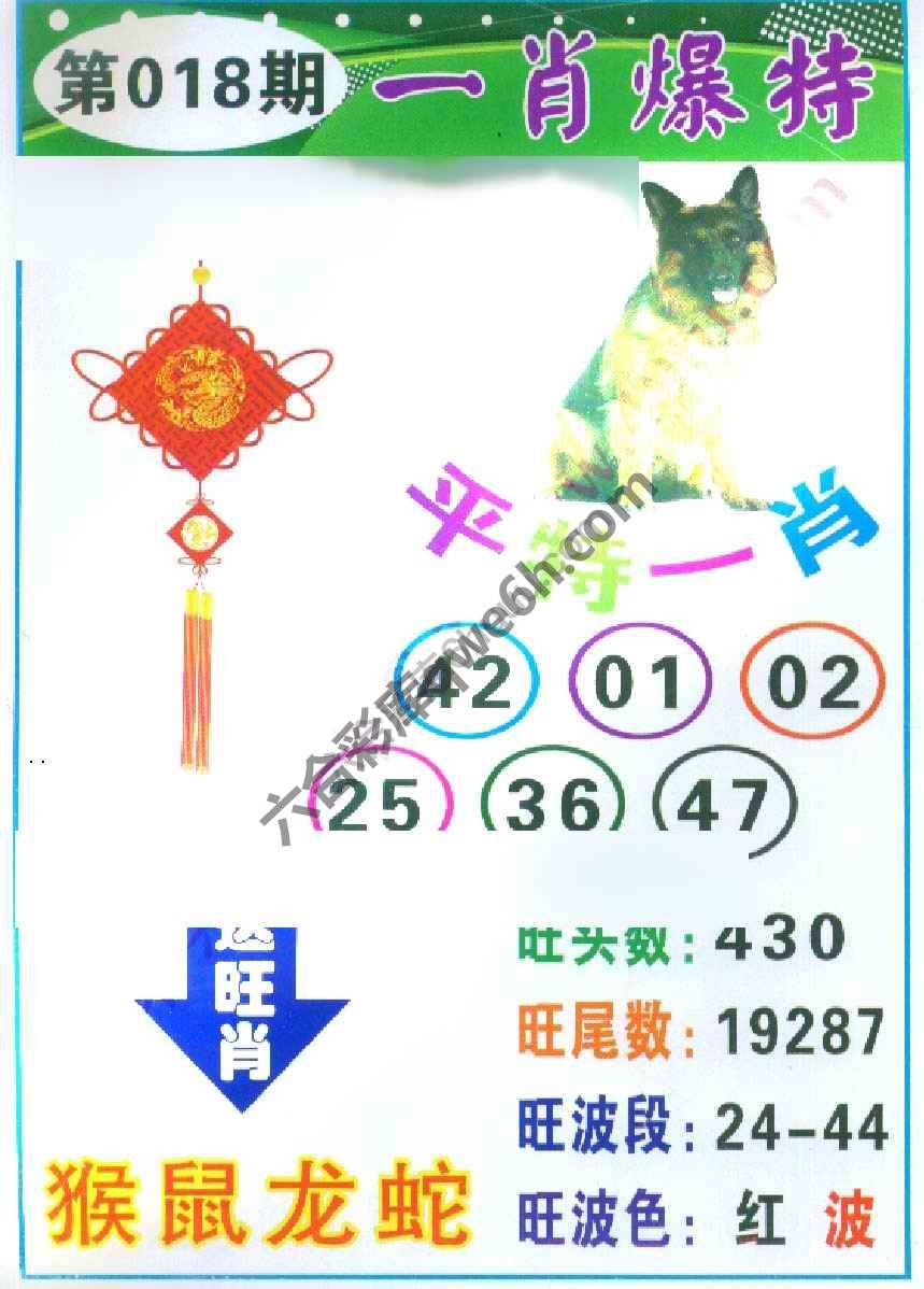 一肖爆特（新版）