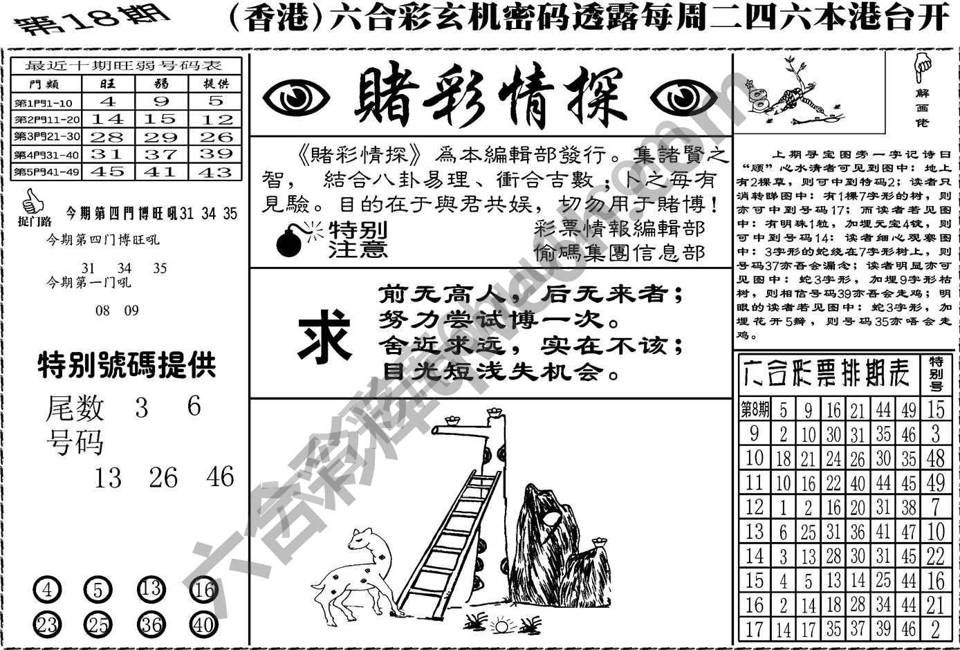 赌彩情探