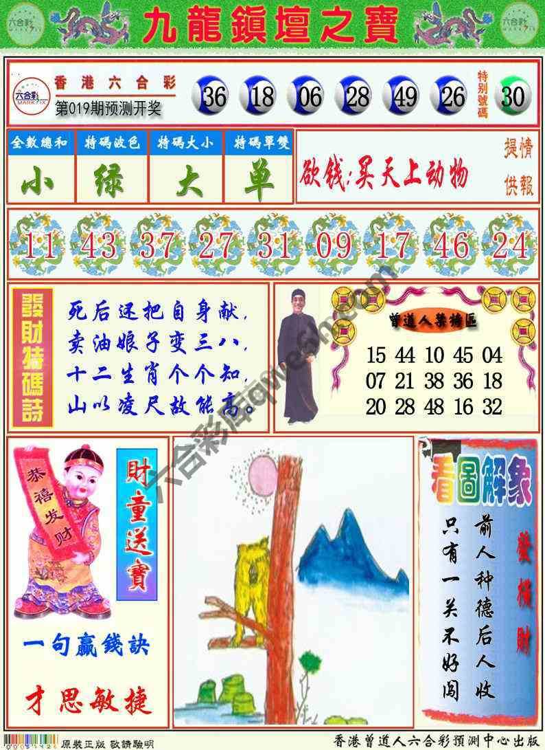 九龙挂牌解特码