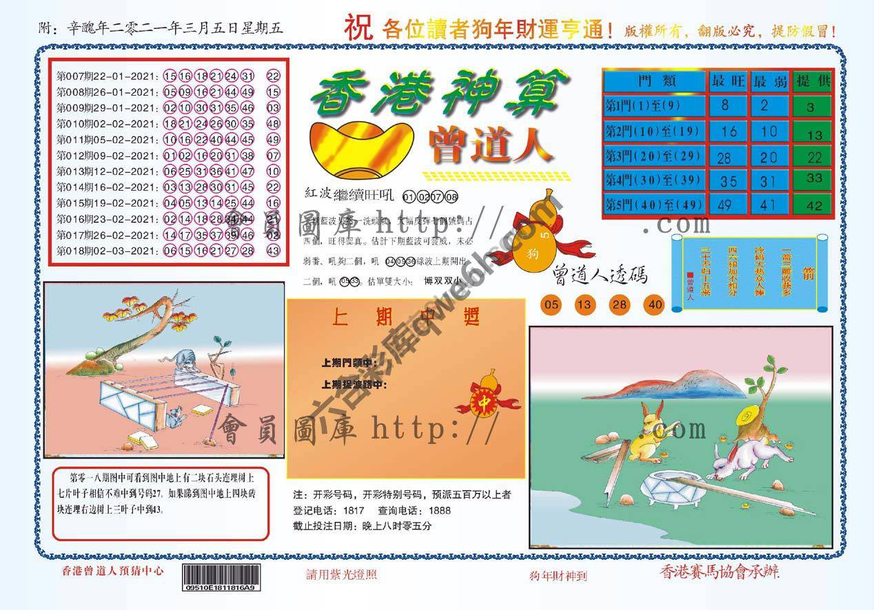 香港神算曾道人