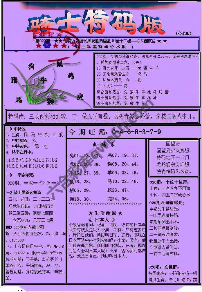 另类骑士特码版