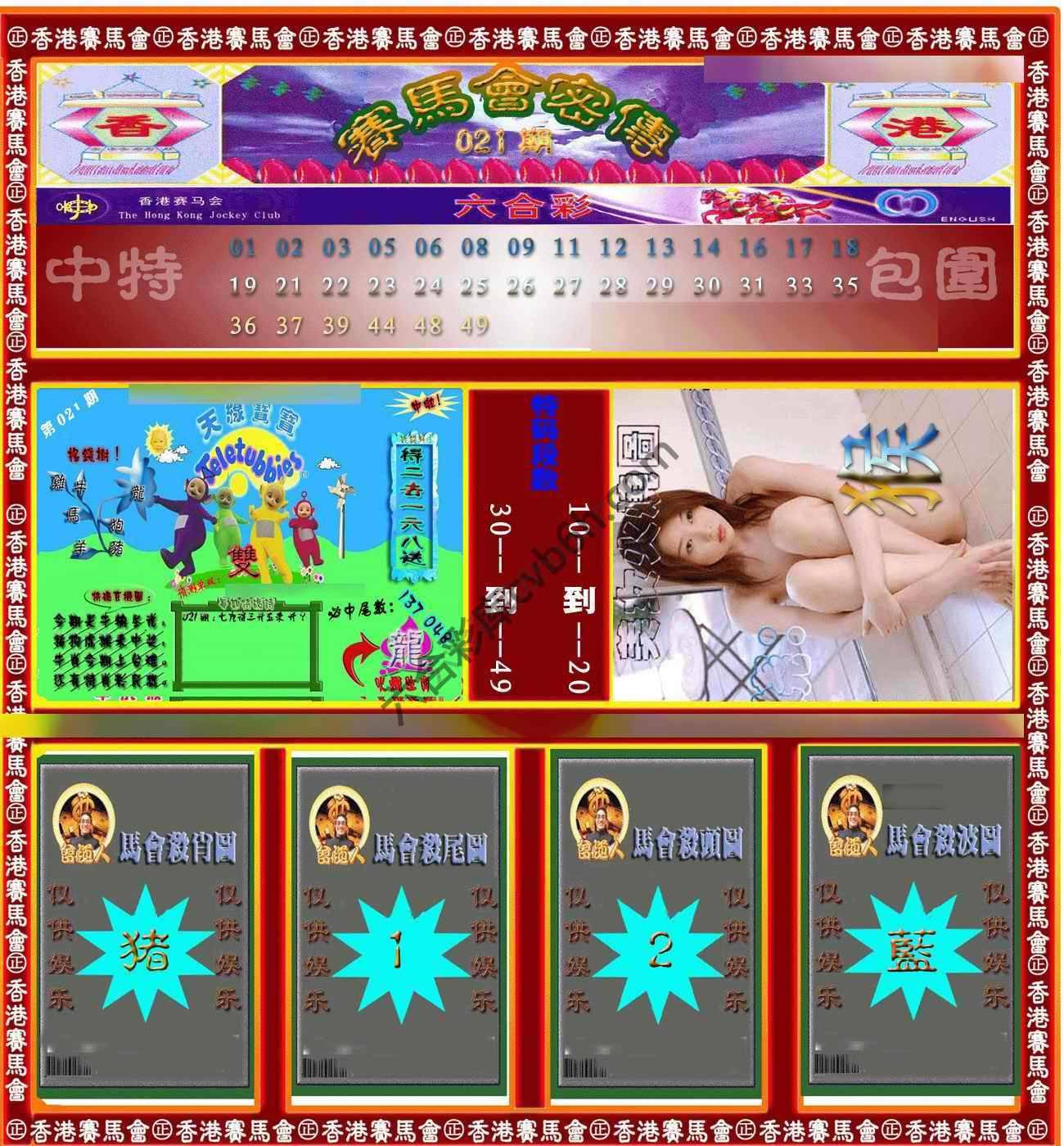 赛马会密传