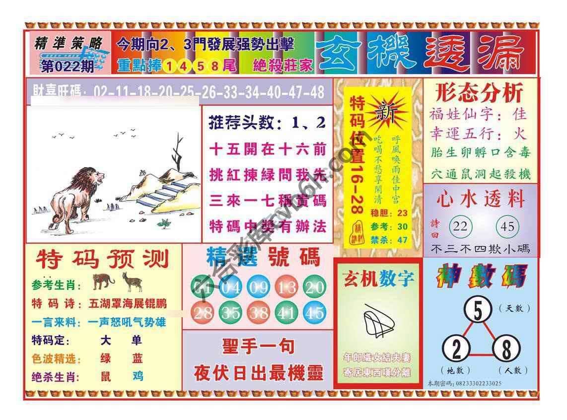 玄机透漏