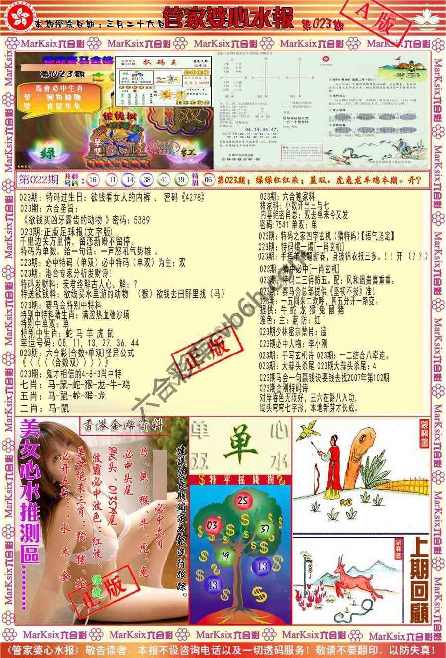 管家婆心水报