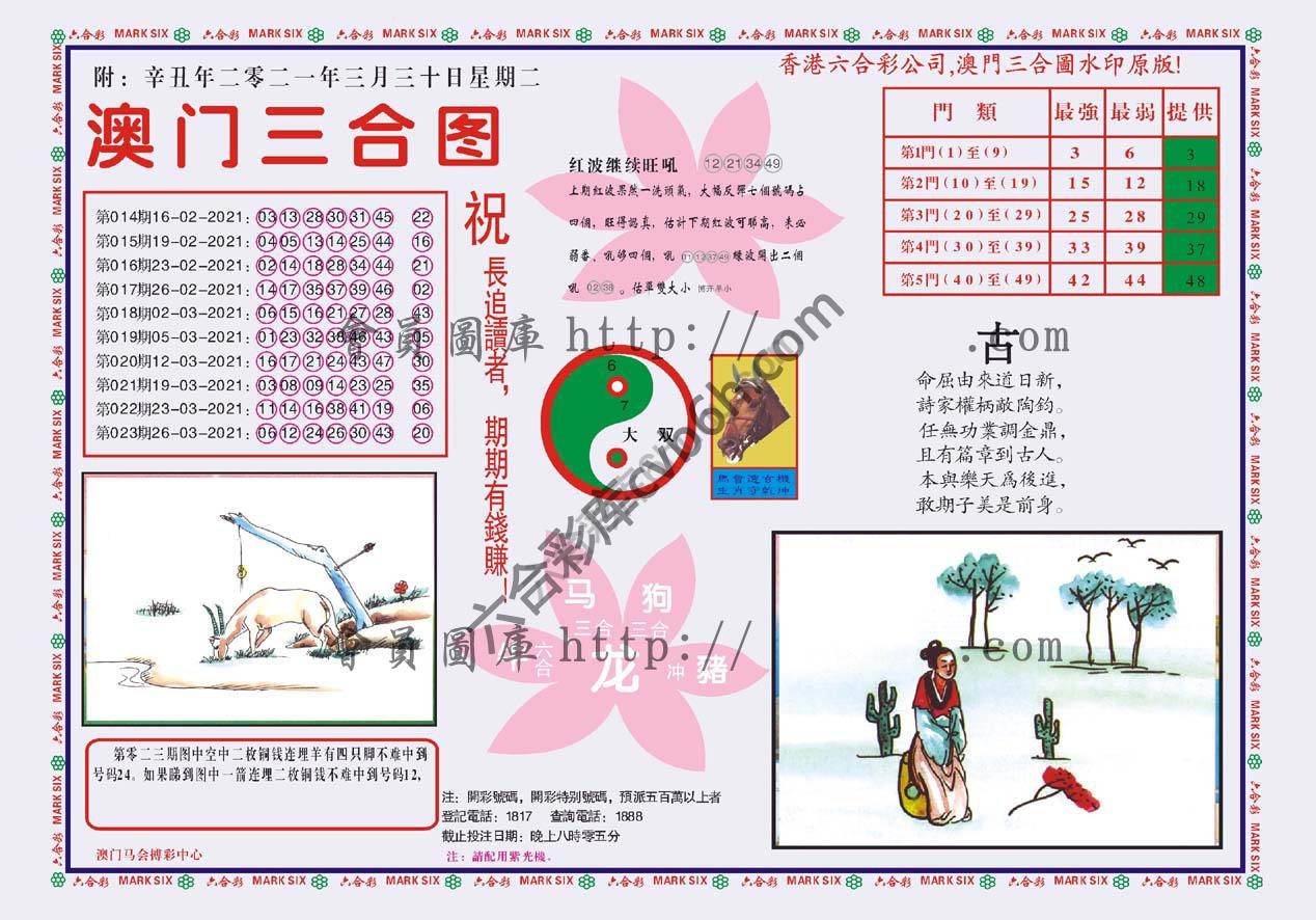 澳门三合图