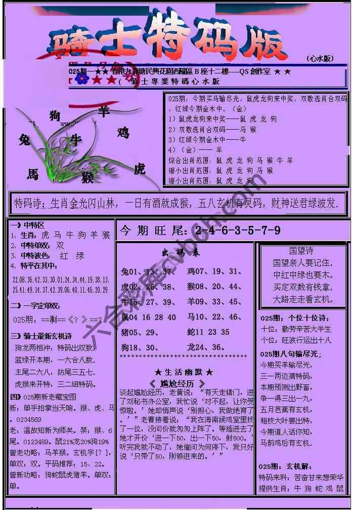 另类骑士特码版