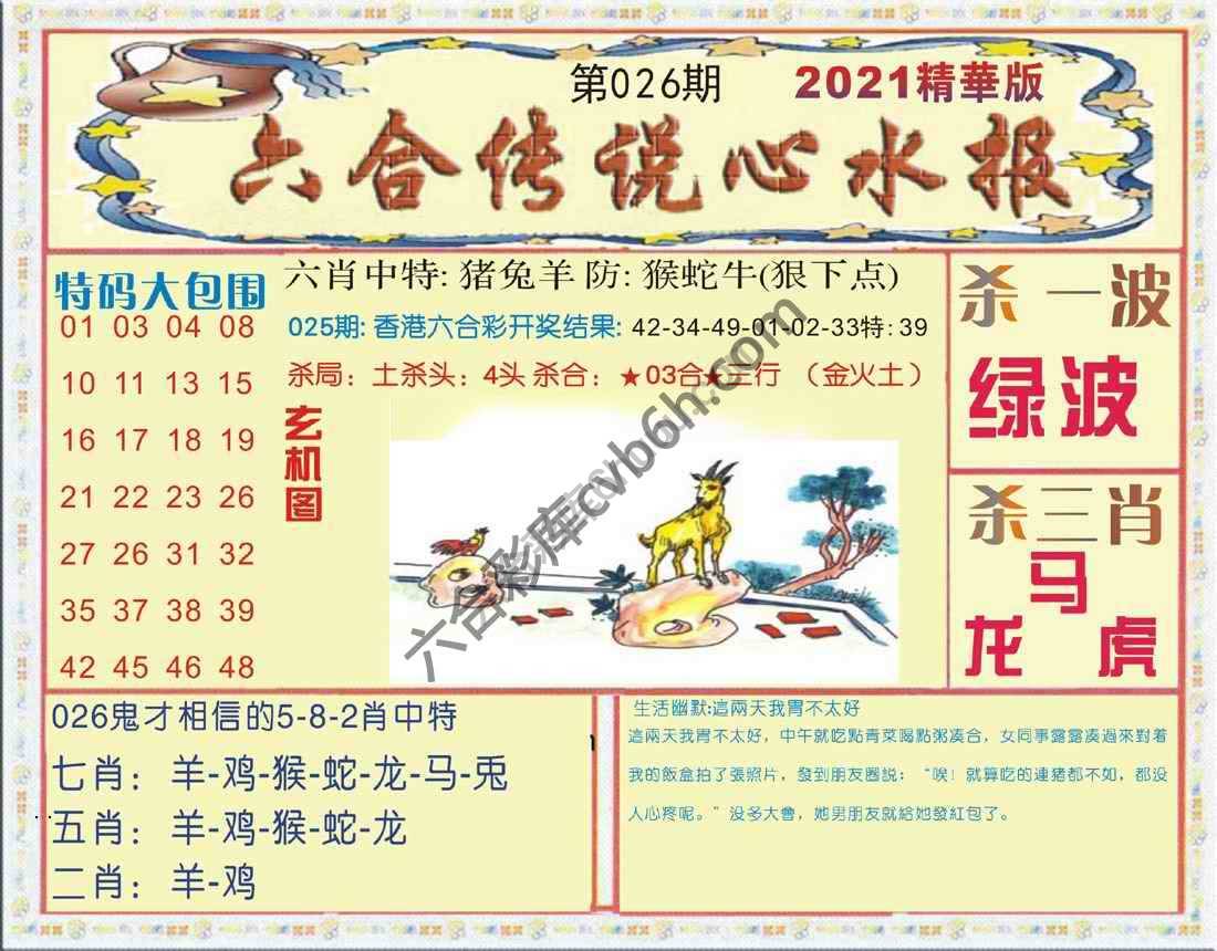 六合传说心水报