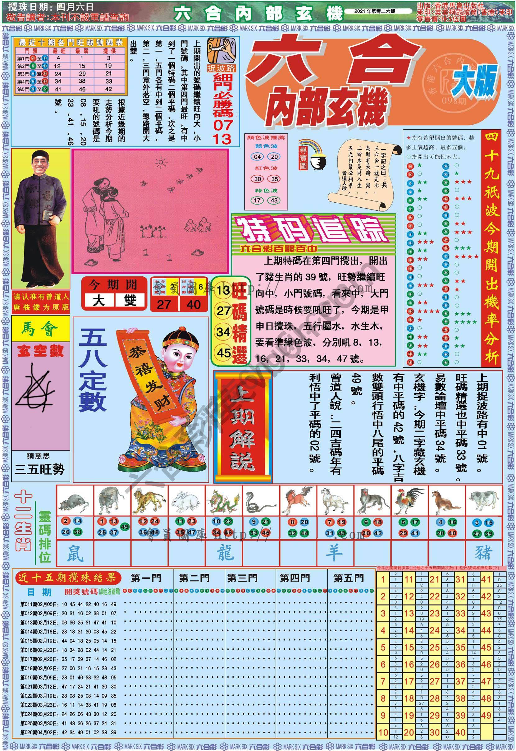 六合内部玄机
