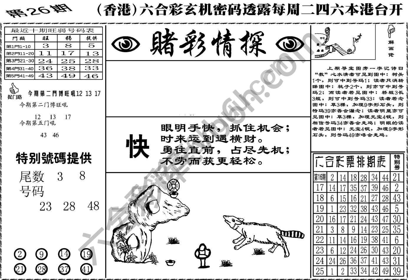 赌彩情探