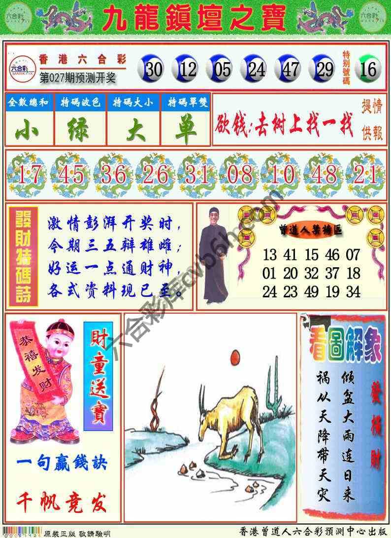 九龙挂牌解特码