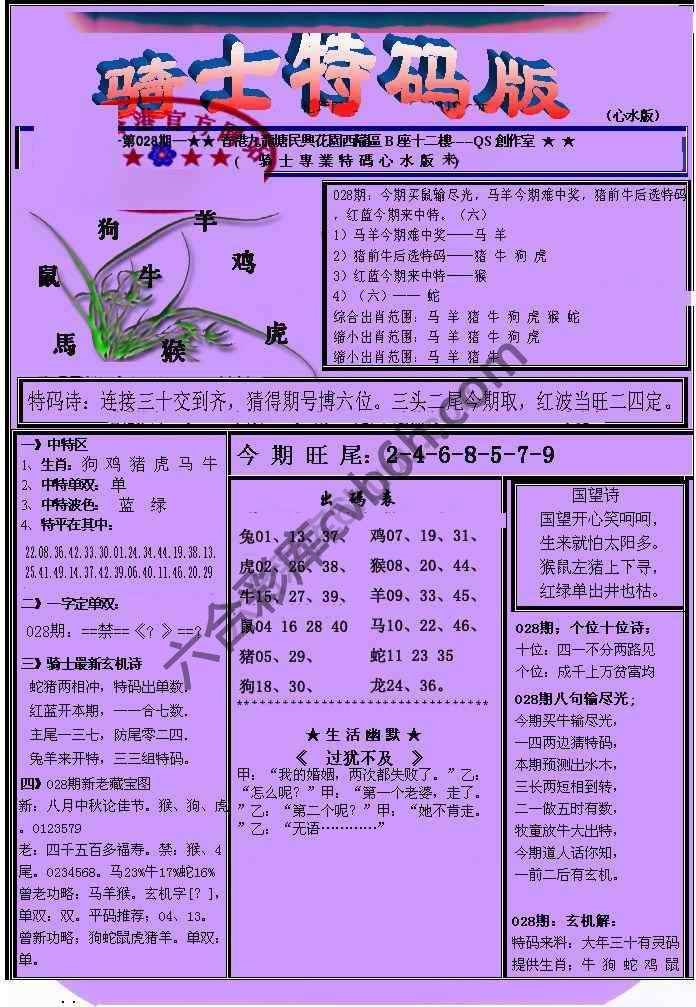 另类骑士特码版