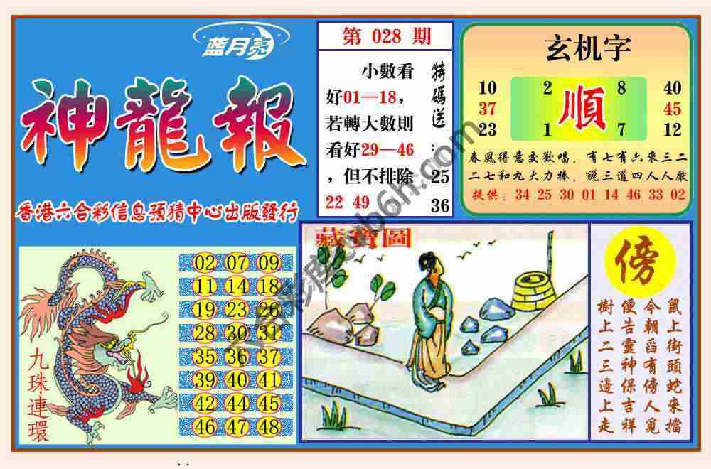 蓝月亮神龙报