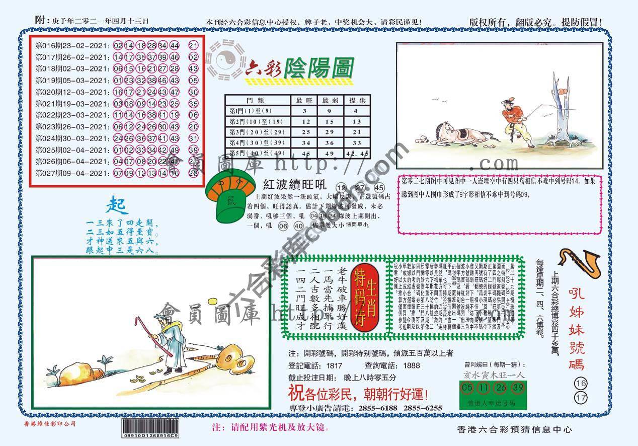 六彩阴阳图