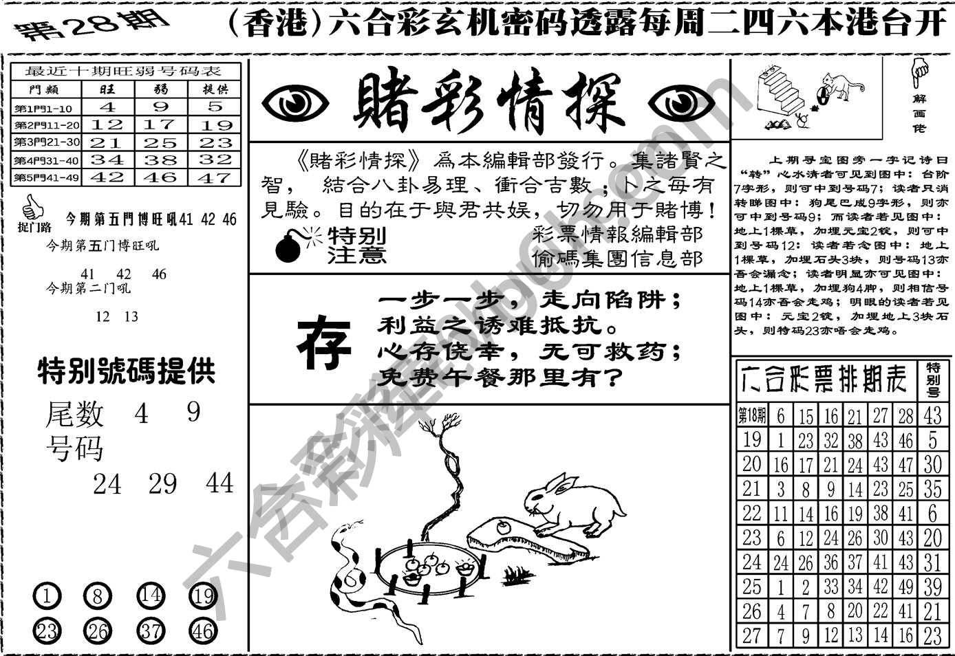 赌彩情探
