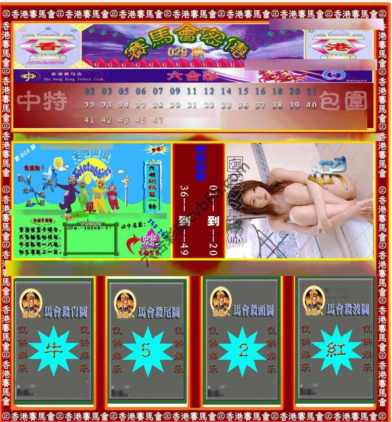 赛马会密传