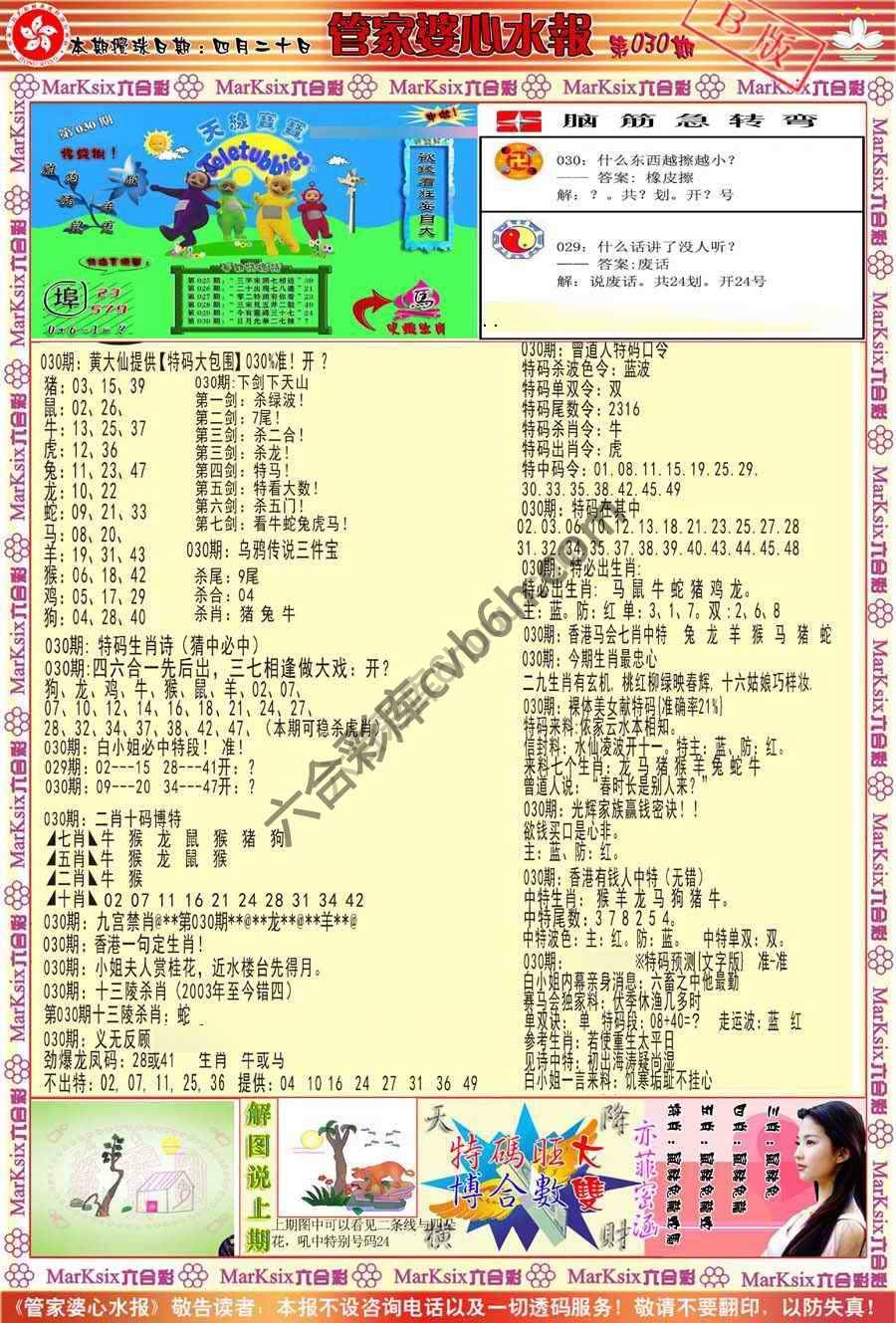 管家婆心水报