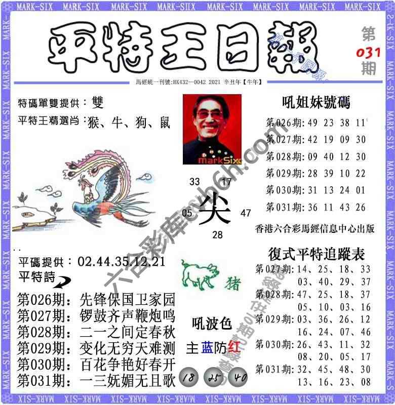 平特王日报