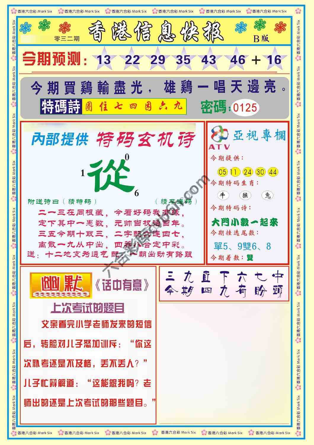香港信息快报
