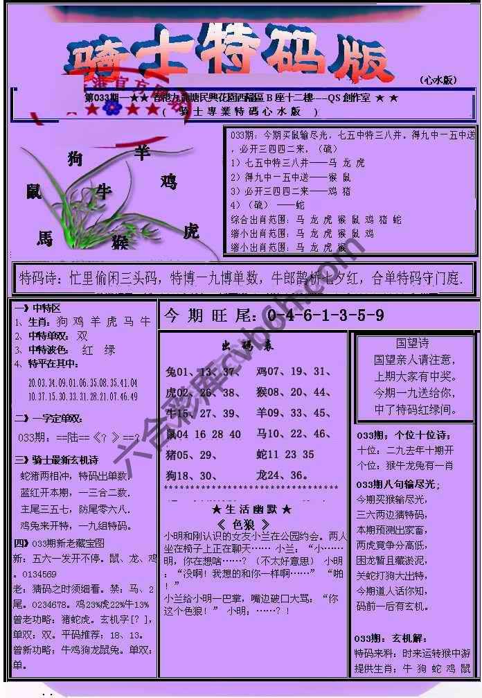 另类骑士特码版