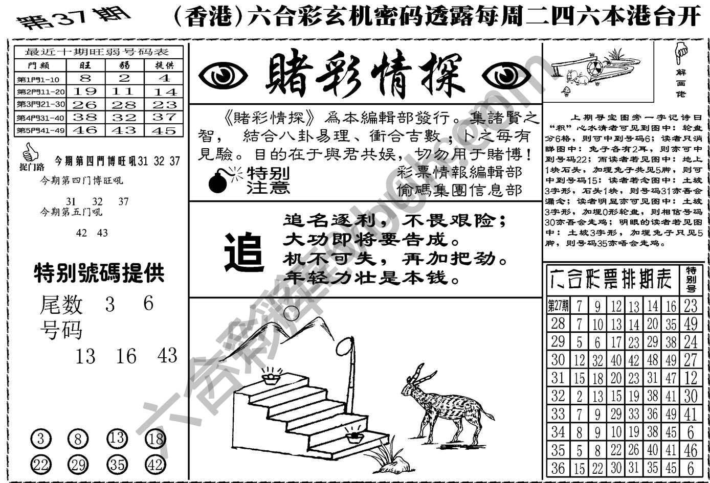 赌彩情探