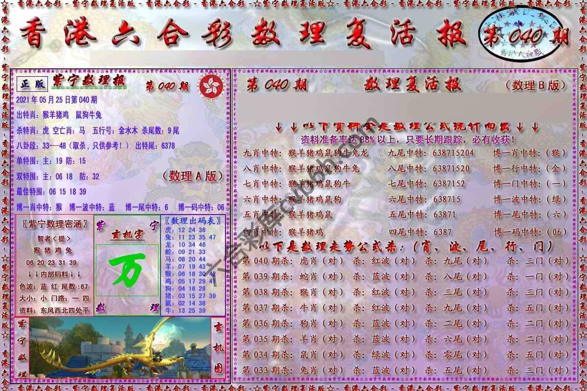 数理复活报