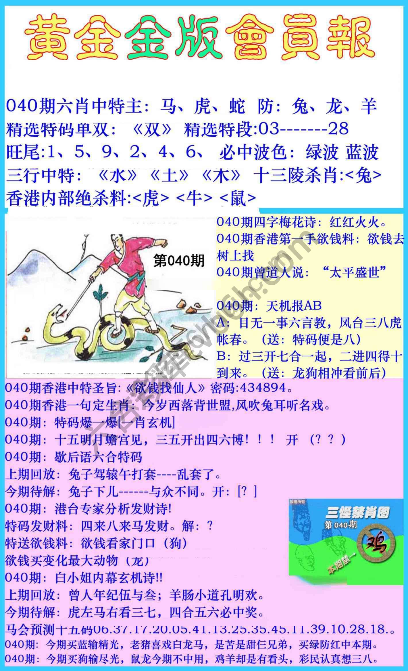 黄金金版会员报