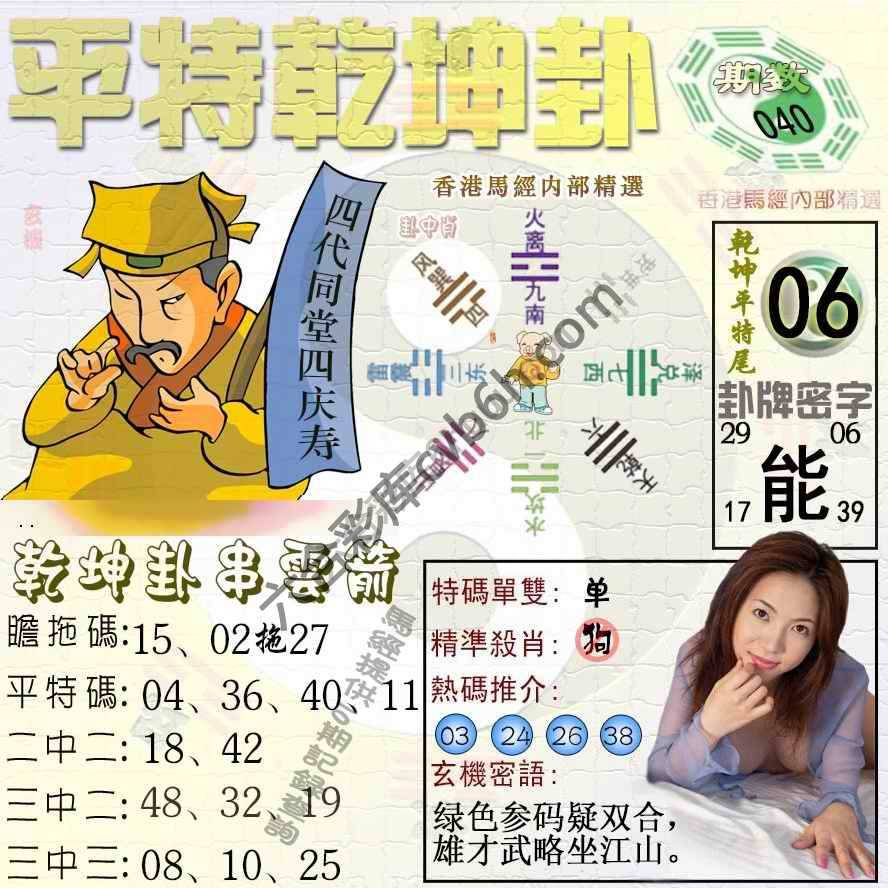 平特乾坤卦