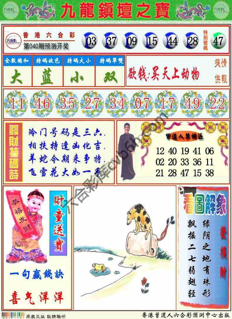 九龙挂牌解特码