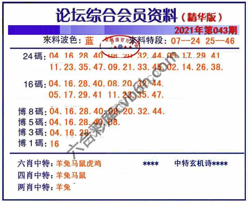 综合会员资料