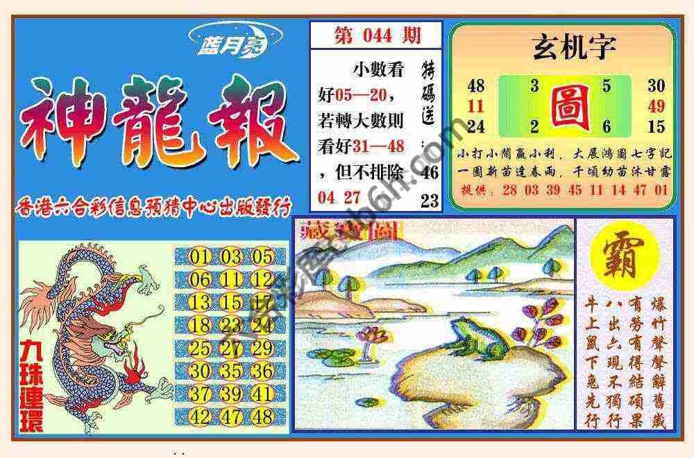 蓝月亮神龙报