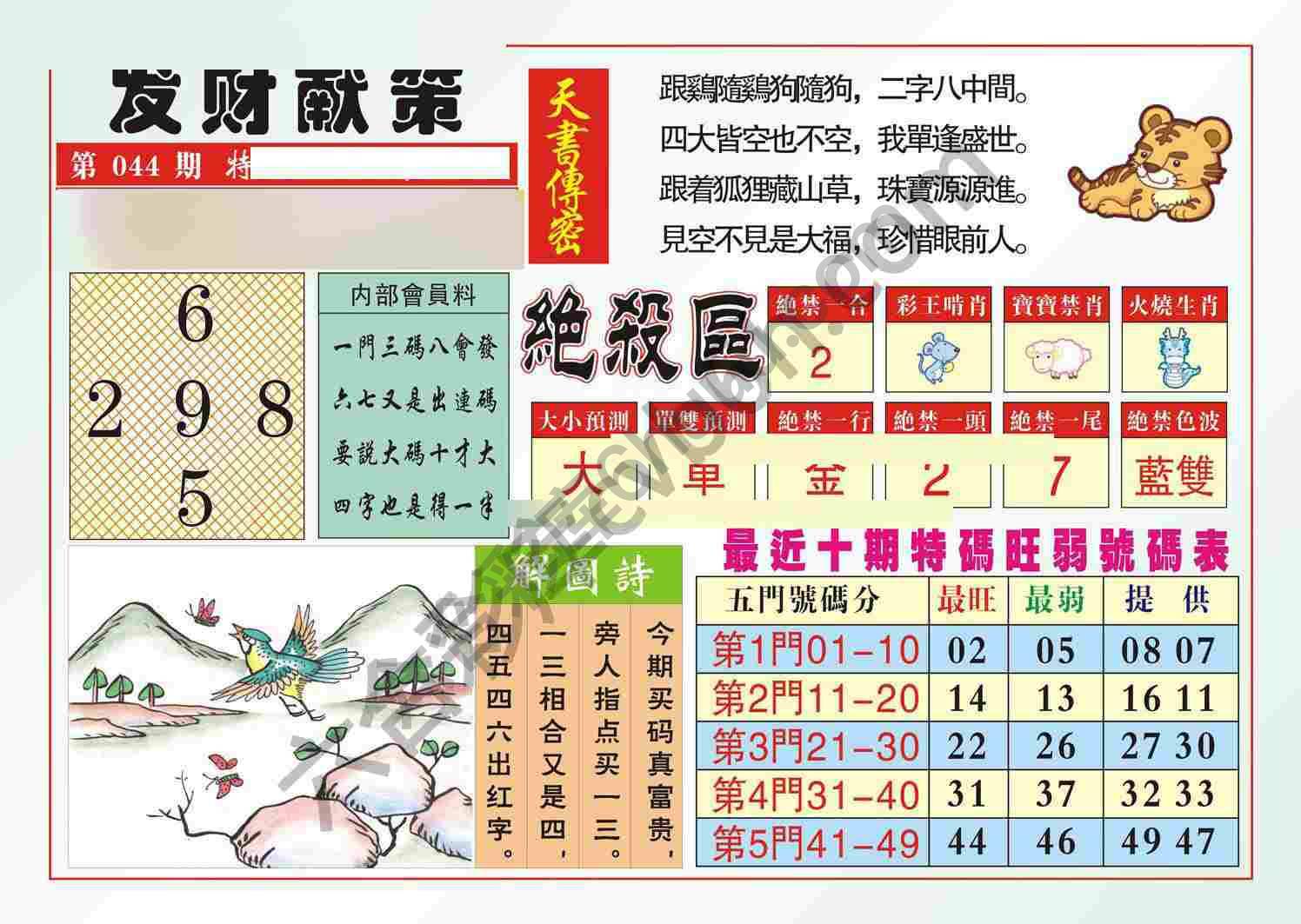 发财献策