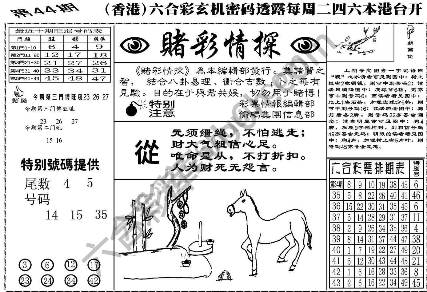 赌彩情探
