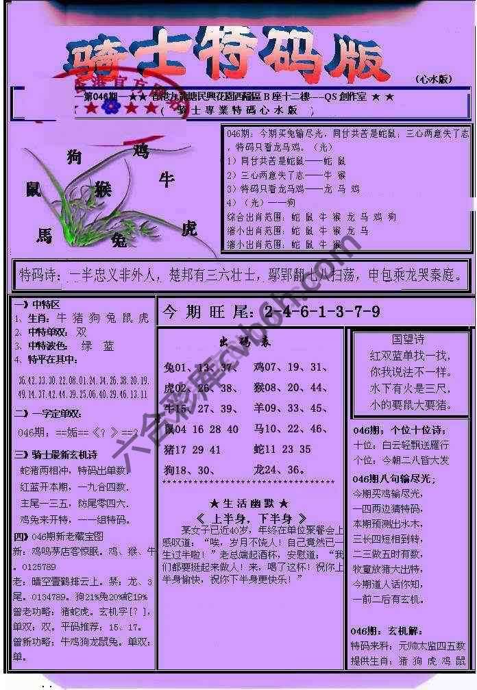 另类骑士特码版