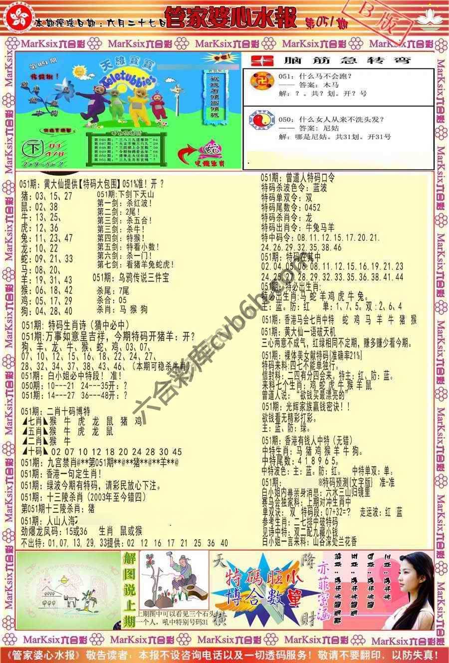 管家婆心水报